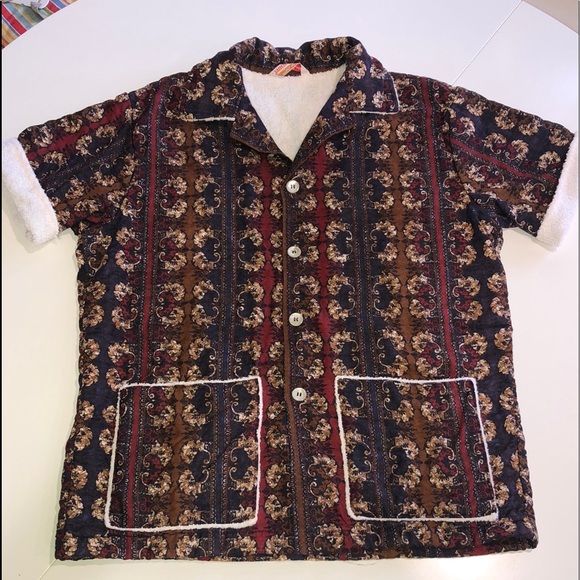 Jantzen Other - 1950’s/60’s Jantzen floral terry cloth cabana shirt